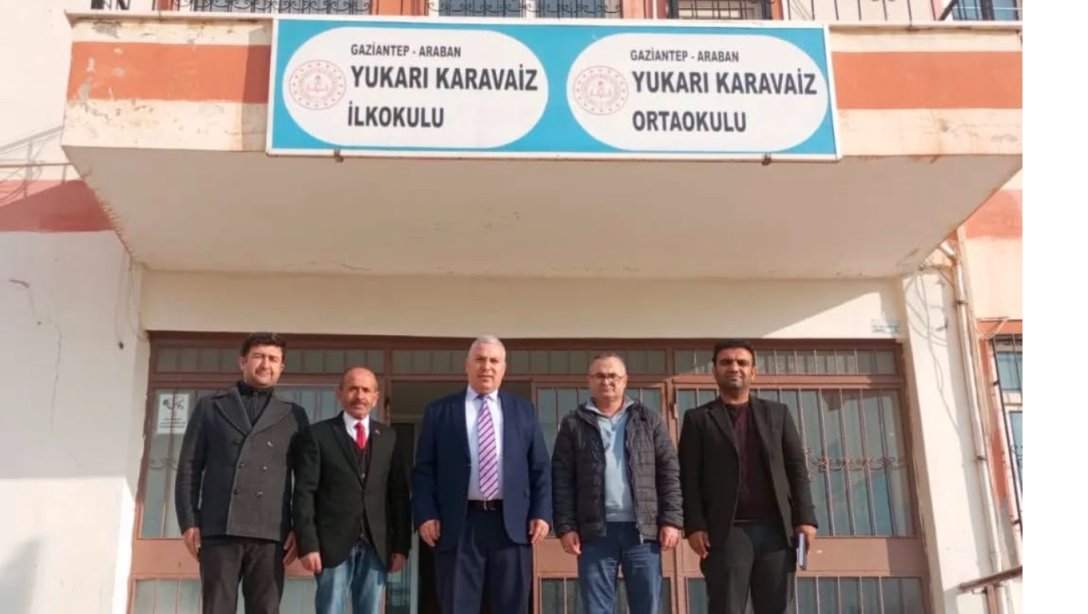 İlçe Milli Eğitim Müdürümüz Ömer KARAYILAN Yukarı Karavaiz İlkokulu'nu Ziyaret Etti