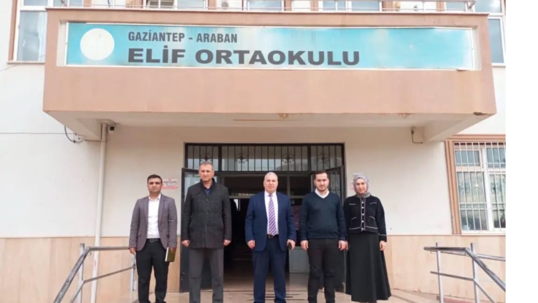 İlçe Milli Eğitim Müdürümüz Ömer KARAYILAN Elif Ortaokulu'nu Ziyaret Etti